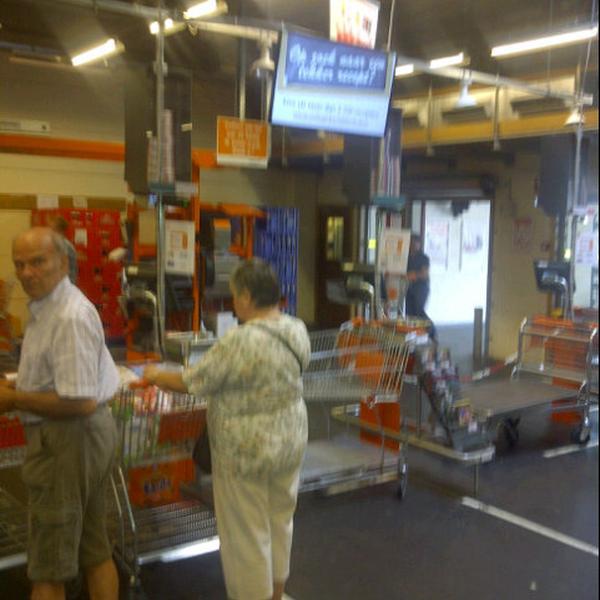 Photo taken at Colruyt by Cis P. on 7/27/2012