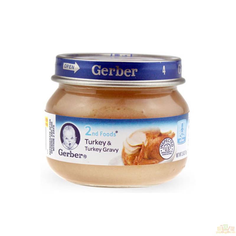 嘉宝GERBER2阶段火鸡泥71g