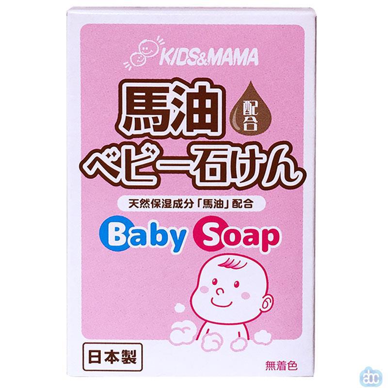 Kids mama 婴儿香皂 马油洗脸皂 80g 日本进口 儿童沐浴皂