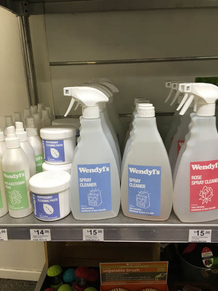 Wendyl's rose spray cleaner