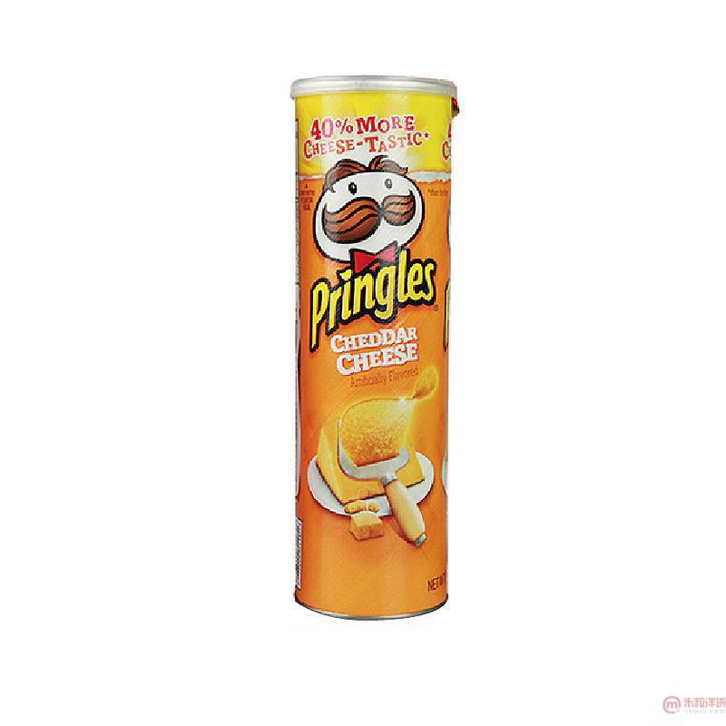 美国进口奶酪味薯片-Pringles品客车达奶酪味薯片169g