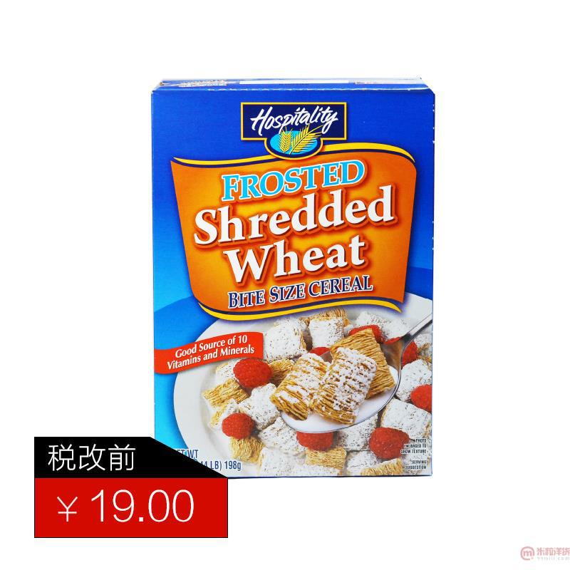 美国进口糖霜麦片-Hospitality好客佳糖霜麦片198g 美国进口糖霜麦片-Hospitality好客佳糖霜麦片198g