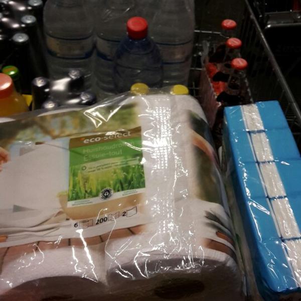 Photo taken at Colruyt by Amber M. on 12/29/2014