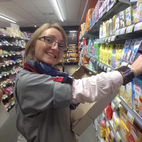 Photo taken at Proxy Delhaize by Valentine V. on 7/10/2014