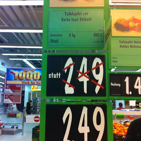 Photo taken at Kaufland by Hans W. on 2/16/2012