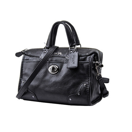 COACH/蔻驰时尚正品新款休闲黑色单肩手提女包33690-QB/BK