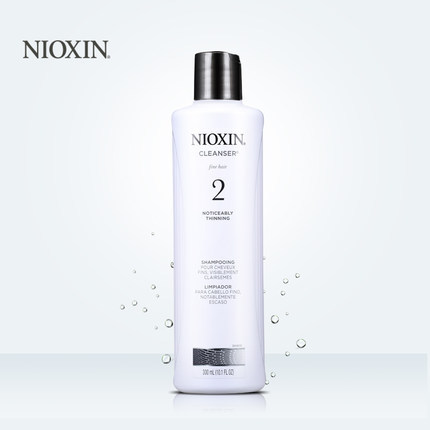 NIOXIN俪康丝2号防脱发深层活力洗发水300ml无硅油头皮清洁露控油