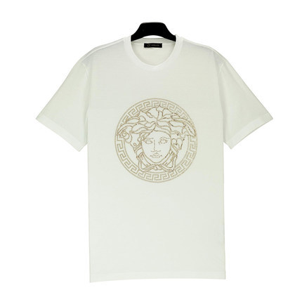 正品 VERSACE 范思哲2016年新春夏男士海妖美杜莎印花T恤 A73295