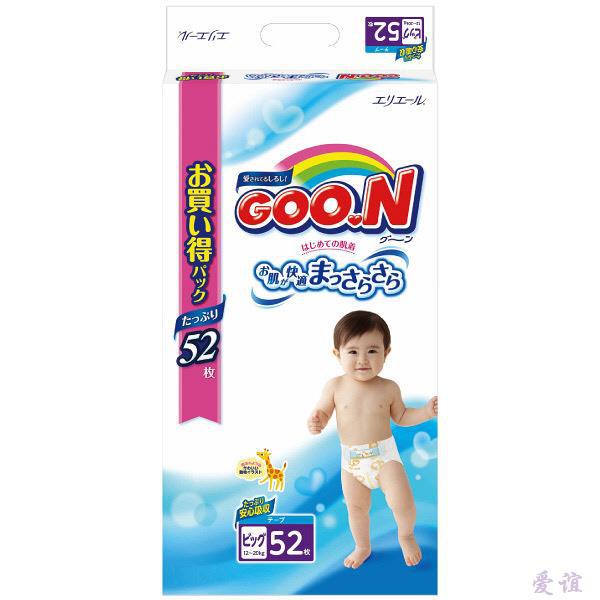 【爱谊精品】GOO.N大王纸尿裤超大号XL52片 超值装