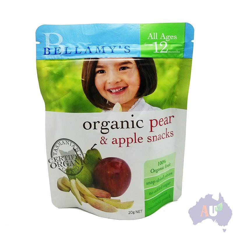 Bellamys 贝拉米 有机婴幼儿水果干(梨 苹果)20g 12个月以上 Bellamys 贝拉米 有机婴幼儿水果干(梨 苹果)20g 12个月以上