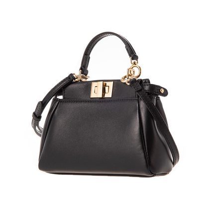 FENDI芬迪FD8M0355K47正品女士时尚迷你牛皮单肩手提包香港直邮 FENDI芬迪FD8M0355K47正品女士时尚迷你牛皮单肩手提包香港直邮