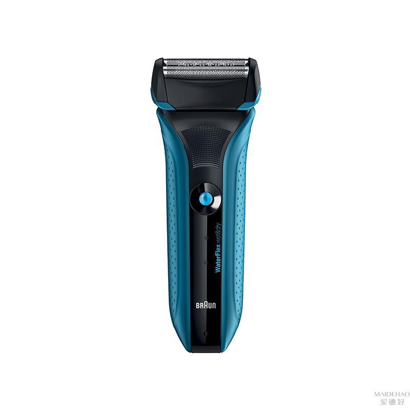 德国博朗Braun 防水系列waterflex wf2s剃须刀刮胡刀蓝色