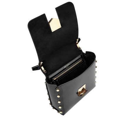 Jimmy Choo周仰杰16新款女包漆皮斜挎包单肩包金属LOCKETTXBPAT Jimmy Choo周仰杰16新款女包漆皮斜挎包单肩包金属LOCKETTXBPAT