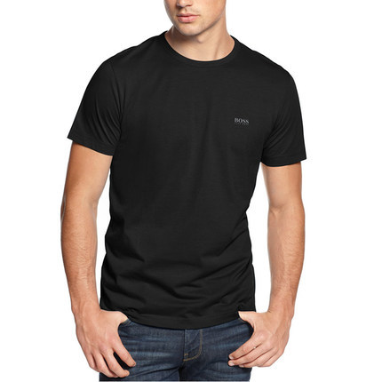 Hugo Boss/雨果博斯 2016春夏新款男装 舒适纯棉纯色短袖圆领T恤