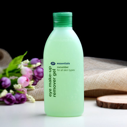 英国Boots小黄瓜眼部卸妆液/啫喱150ml 温和清洁无残留