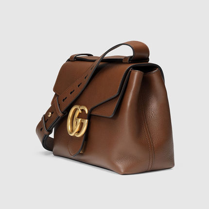 Gucci/古奇gucci女包16春款双G细节口盖单肩包401173 A7M0T 2548