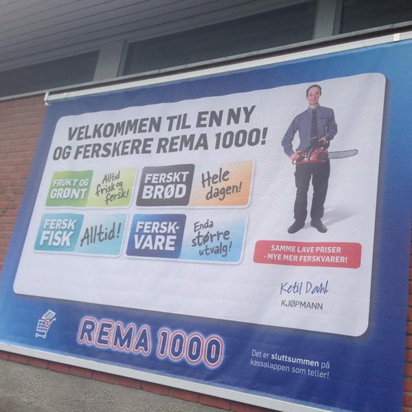 Photo taken at Rema 1000 by Benjamin . on 8/20/2013