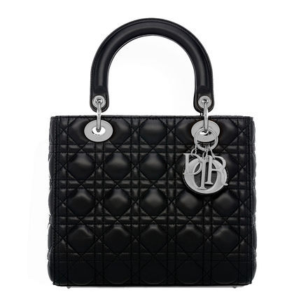 正品直邮Dior迪奥2016新款女包黑色小羊皮单肩手提包CAL44551 N0 正品直邮Dior迪奥2016新款女包黑色小羊皮单肩手提包CAL44551 N0