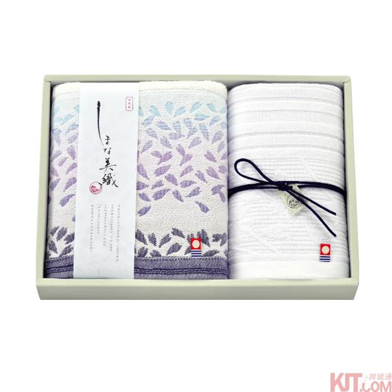 日本进口毛巾礼品-JAPANESE STYLE 毛巾礼盒 毛巾礼品IS-1510B(含2条毛巾)