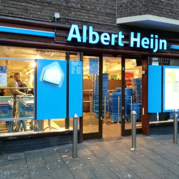 Photo taken at Albert Heijn by Ian M. on 11/15/2012