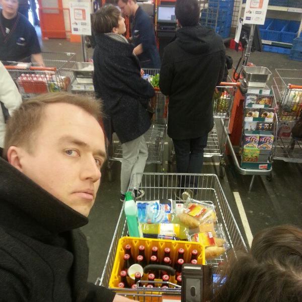 Photo taken at Colruyt by Menno D. on 2/23/2013