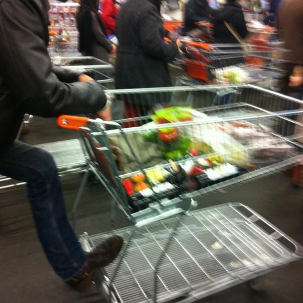 Photo taken at Colruyt by Leentje D. on 12/31/2012