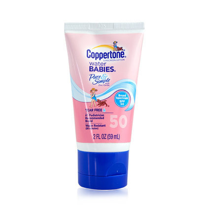 香港直邮coppertone/水宝宝防晒霜spf50全身面部防紫外线 59ml*2