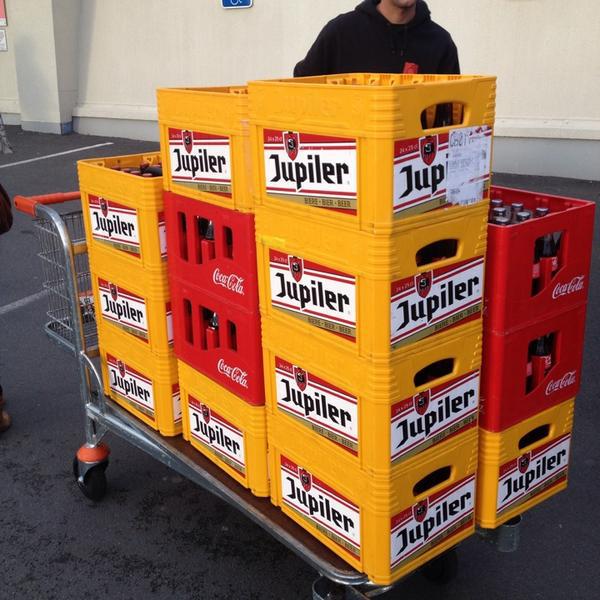 Photo taken at Colruyt by Michelle B. on 9/18/2013