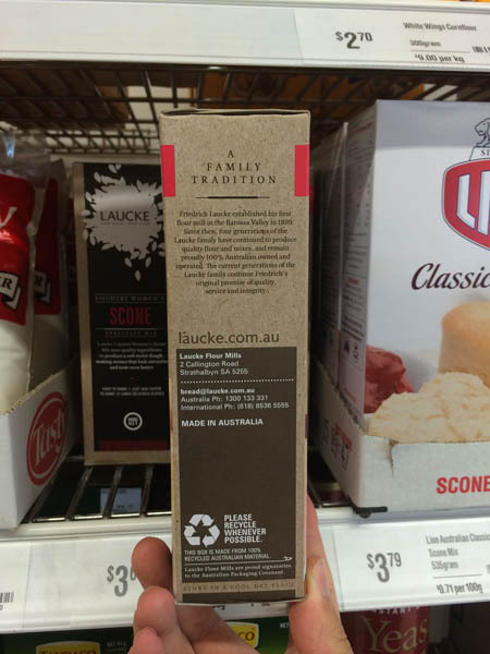 澳大利亚进口司康饼-laucke司康饼(scone) 甜烙饼 600g