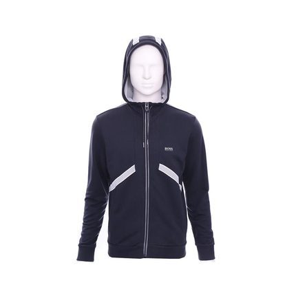 Hugo Boss雨果-博士HU50308774正品男士全棉连帽开衫卫衣香港直邮