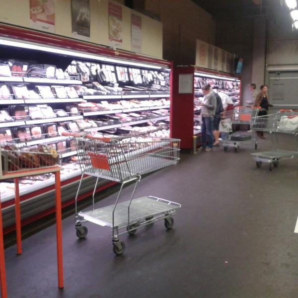 Photo taken at Colruyt by Gaetan V. on 9/30/2013