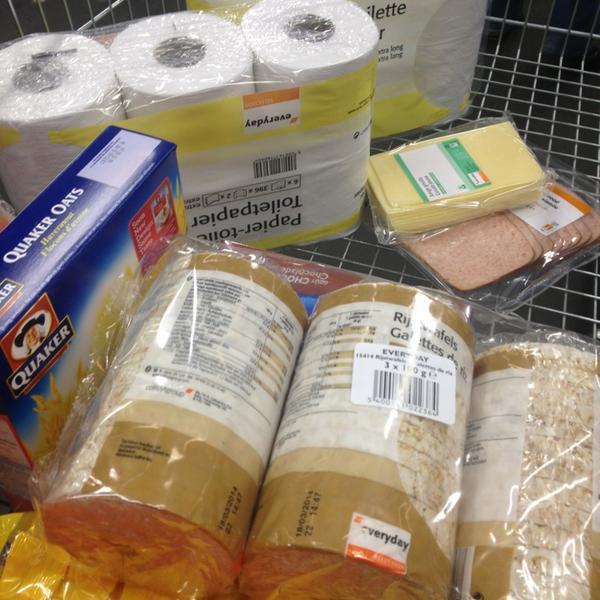 Photo taken at Colruyt by Sanzy I. on 4/8/2013