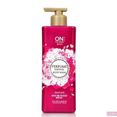 韩国 LG ON THE BODY 梦幻粉色沐浴露
