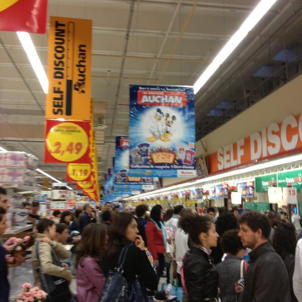 Photo taken at Centro Commerciale Auchan by Fabio S. on 5/11/2013