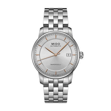 瑞士手表 美度mido贝伦赛丽手表男表机械表 M8600.4.10.1