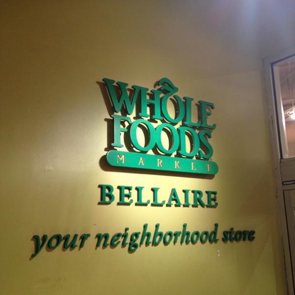 Photo taken at Whole Foods Market by Adina B. on 5/22/2012-美国得克萨斯州休斯敦百利大道4004 Photo taken at Whole Foods Market by Adina B. on 5/22/2012