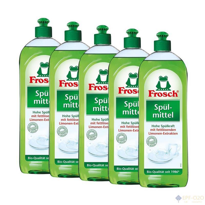 Frosch 柠檬香味洗洁精 高清洁能力 750ml Frosch 柠檬香味洗洁精 高清洁能力 750ml