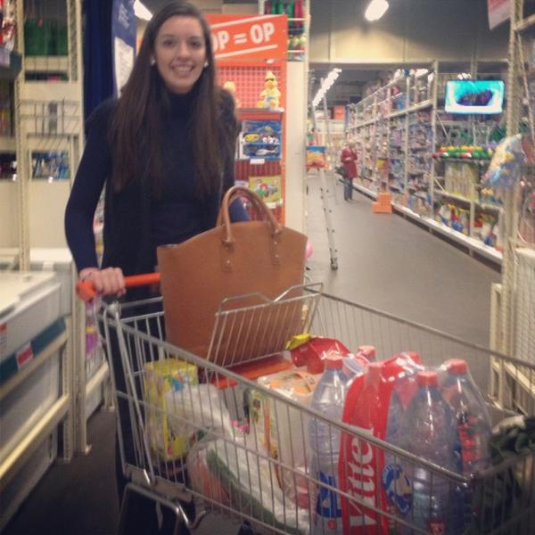 Photo taken at Colruyt by Natalie V. on 3/26/2013