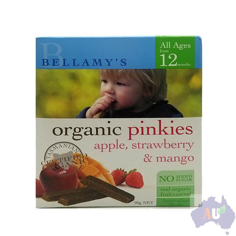Bellamy 贝拉米 有机婴幼儿苹果芒果草莓磨牙棒 90g 12个月以上