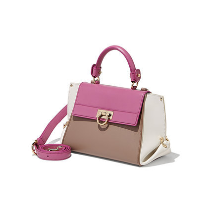 Ferragamo/菲拉格慕ferragamo女包16春款拼色单肩包21D570 629131 Ferragamo/菲拉格慕ferragamo女包16春款拼色单肩包21D570 629131