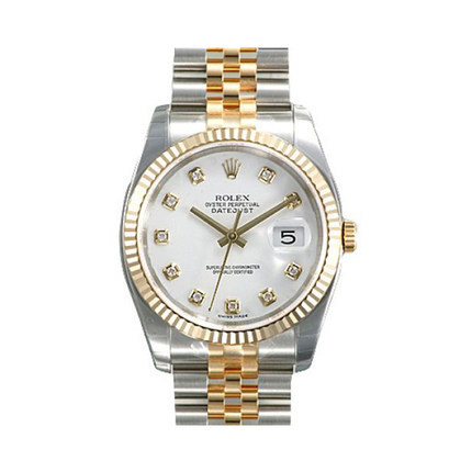 瑞士手表 劳力士Rolex日志型手表男 机械表钢带 116233-G-63203