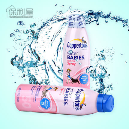 美国Coppertone水宝宝防晒喷雾170g水嫩保湿SPF50正品