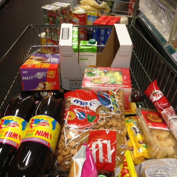 Photo taken at Colruyt by Debbie D. on 7/10/2013