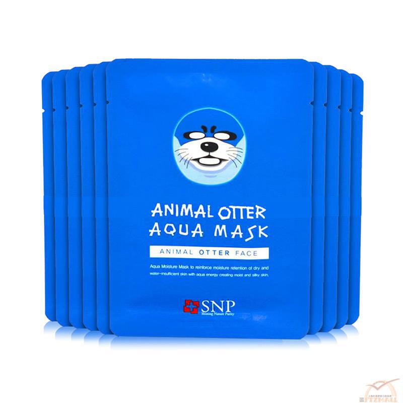 韩国进口补水面膜-SNP明星面膜 水獭面膜 补水面膜 25ml*10/盒 韩国进口补水面膜-SNP明星面膜 水獭面膜 补水面膜 25ml*10/盒