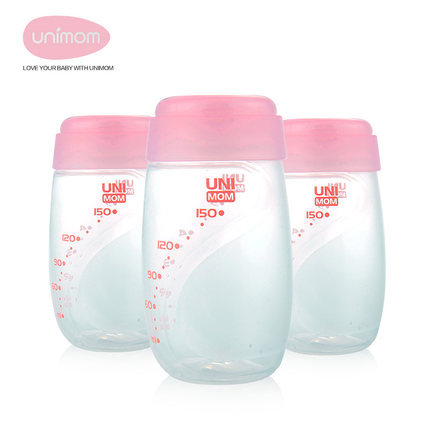 韩国进口Unimom集奶瓶 储奶瓶母乳储存瓶150ml*3个装正品 un0005 韩国进口Unimom集奶瓶 储奶瓶母乳储存瓶150ml*3个装正品 un0005