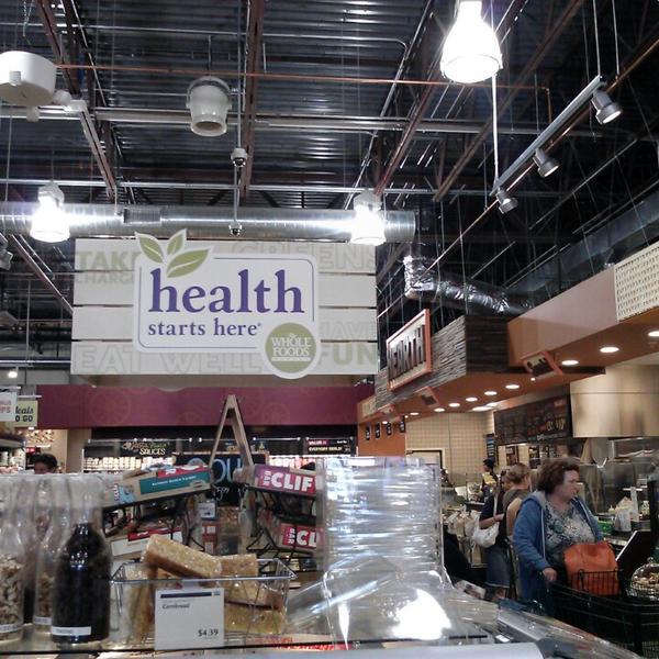 Photo taken at Whole Foods by César I. on 4/27/2013-美国印第安纳州米沙沃卡葡萄路4230 Photo taken at Whole Foods by César I. on 4/27/2013