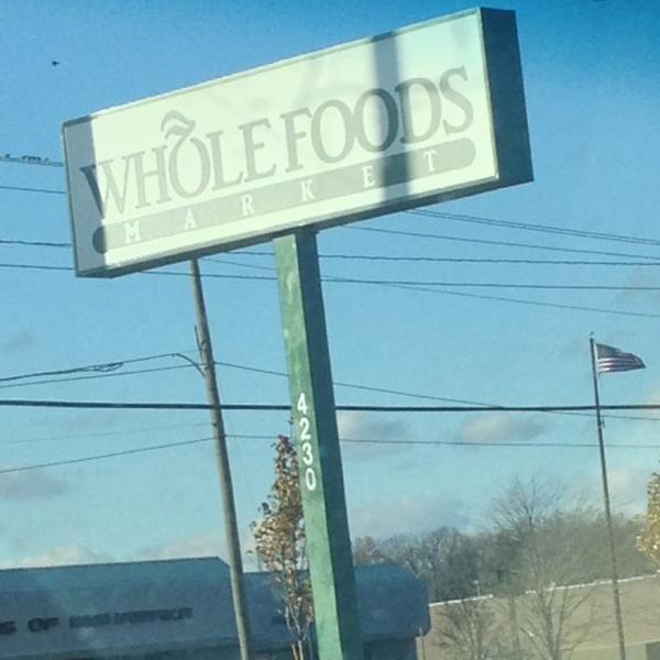 Photo taken at Whole Foods by Lisa V. on 11/12/2012-美国印第安纳州米沙沃卡葡萄路4230 Photo taken at Whole Foods by Lisa V. on 11/12/2012