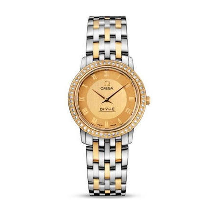 瑞士手表  欧米茄Omega手表女 石英表 钢带  413.25.27.60.08.001