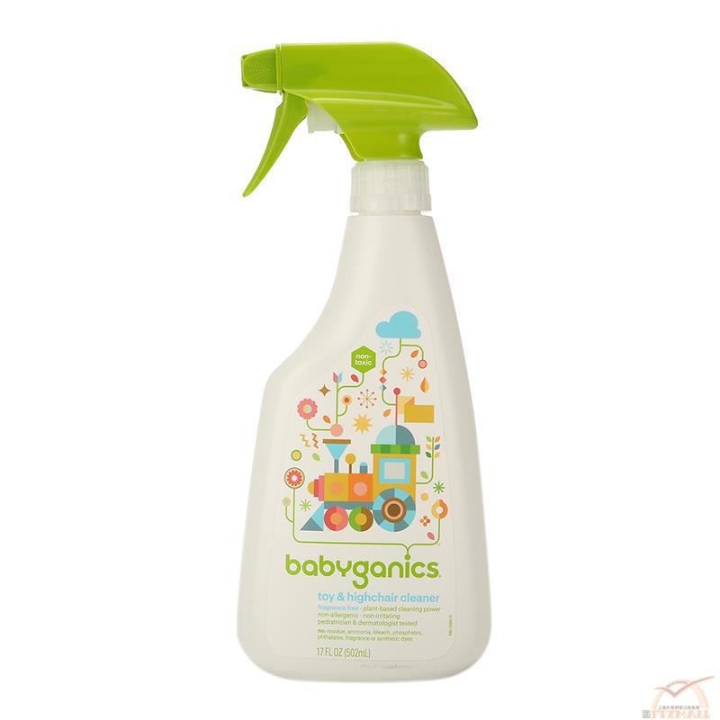 BabyGanics 无香精玩具高脚椅去污清洁液 502ml