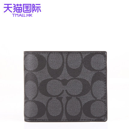 COACH/蔻驰正品 经典款多色PVC男士短款钱包 74993 75083 COACH/蔻驰正品 经典款多色PVC男士短款钱包 74993 75083